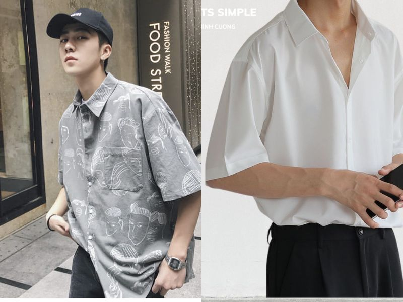 Áo sơ mi oversize đẹp Áo sơ mi oversize đẹp