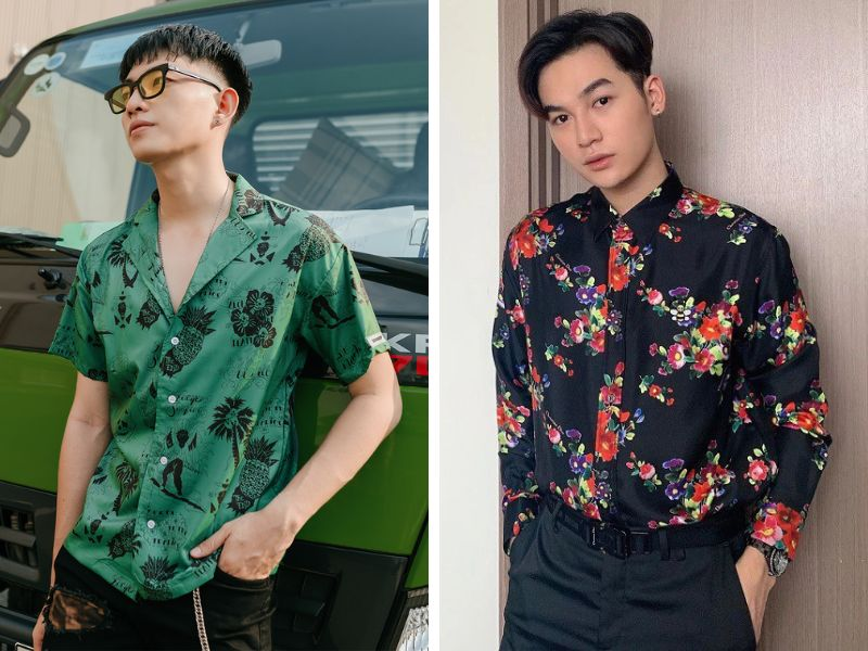 áo sơ mi họa tiết áo sơ mi họa tiết
